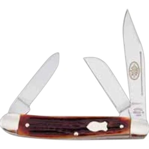 Stockmans Catskill - 3-7/8" Stockmans With Brown Jigged Bone Handle. Made In The Usa, Union Made