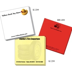 Triple Spidertac (r) - Hyper Note 3" X 3" Adhesive Notes With Adhesive On 3" Side, 25 Sheets