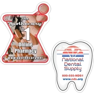 Tooth - Small, Die Cut Shape Magnet, 25 Mil. Thickness, Die Cut Out Of 2 7/8" X 2 7/8"