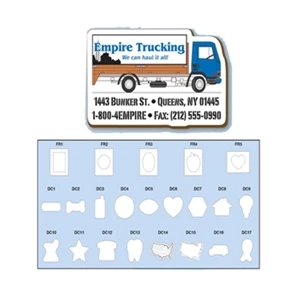 House - Small, Die Cut Shape Magnet, 25 Mil. Thickness, Die Cut Out Of 2 7/8" X 2 7/8"