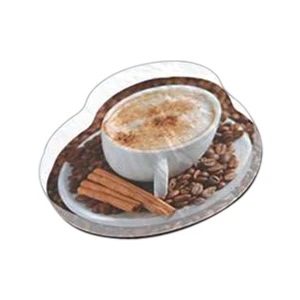 Coffee Shaped Magnet - Acrylic Die Cut Magnet, 1/4" Thick, 11 Square Inches, Free Custom Die