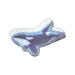 Whale Shaped Magnet - Acrylic Die Cut Magnet, 1/4" Thick, 11 Square Inches, Free Custom Die