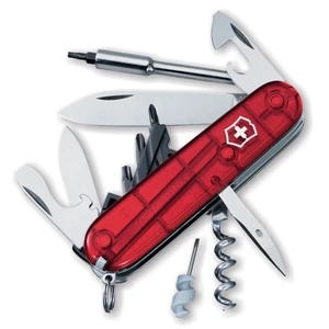 Cybertool 29;swiss Army (r) - Multi-tool, 3 1/2", With Large And Small Blade And 27 Additional Features