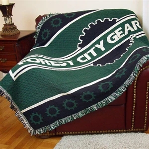 Custom 2 1/2-Layer Throw Blanket, Made in USA - size XL