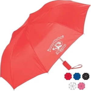 Rainworthy (r) - Flat Top Design Compact Umbrella, Easy To Carry With Matching Cover