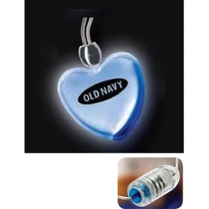 Glo Gear - 3 Working Days - Heart - Light Up Pendant Necklace With A Brilliant Glow. Factory Direct