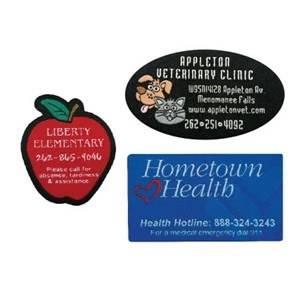 Elite - Die Cut Magnet - Up To 2.5" - Custom Woven Elite Fabric Magnets - Up To 8 Colors