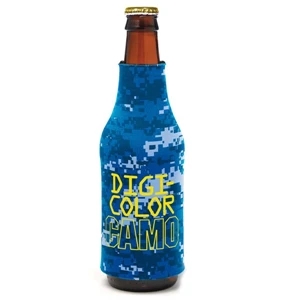 Bottle Coolie (tm) - Foam Four-color Process Bottle Insulator, Fits Most 12 Oz Longneck Bottles