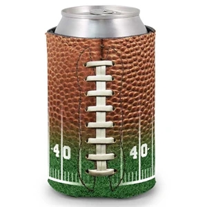 Pocket Coolie (r) - Open Cell Scuba Foam Can Insulator With Football Field Design