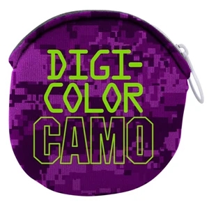 Coin Coolie (tm) - Scuba Foam, Camo Four-color Process Coin Insulator With Zipper