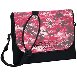 Standard Size Camo Messenger Style Bag-style Laptop Sleeve With Black Strap