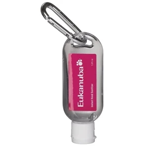 Z Collection (r) - Direct Imprint - 1.9 Oz Clear Sanitizer With Carabiner