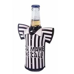 Bottle Jersey (tm) - Referee Shirt Style Bottle Insulator Sleeve, 1/8" Thick