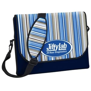 P.k. Reese (tm) - Standard Size Messenger Bag-style Laptop Sleeve With Silver Lake Design