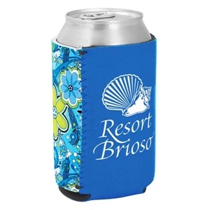 Kolder Kaddy (tm) P. K. Reese (tm) - Two Tone Can Insulator With Blue Medley Design On One Side