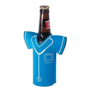 Bottle Jersey (r) - Jersey Shaped, Medical Scrubs Bottle Insulator Sleeve