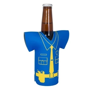 Bottle Jersey (r) - Jersey Shaped, Police Uniform Bottle Insulator Sleeve