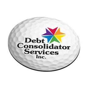 Four Color Process, Mouse Pads, Round, Natural Rubber, 8" Diameter, Golf