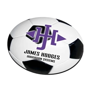 Four Color Process, Mouse Pads, Round, Natural Rubber, 8" Diameter, Soccer