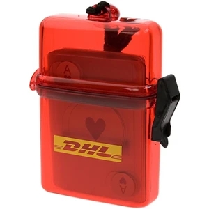 See-through Plastic Playing Cards With Translucent Case In Waterproof Box