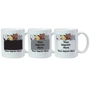 Magic Mug (tm) - 11 Oz Temperature Reactive Ceramic Mug With Pets Trick Design Pattern