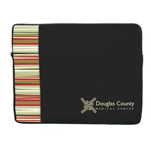 P.k. Reese (tm) - Laptop Sleeve With Tucson Designer Pattern Front Accent Panel And Black Gusset