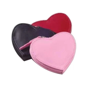Clava(r) - Heart Shaped Coin Purse Holds A Substantial Amount Of Change, 3.5" X 3" X .5"