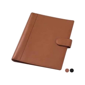 Clava(r) - Soft Sided Leather Padfolio, Closes With Tab Mag Snap, 6 Pockets In All