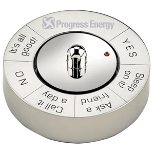 Executive Series - Decision Maker Paperweight With Spinning Action And Brushed Metal Finish