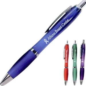 Duchess - Sleek Pen Features Chrome Accents And A Matching Grip And Barrel