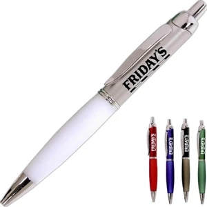 Sullivan - This Chic Pen Is Built For Quality, Features Large Rubber Grip And Chrome Accents