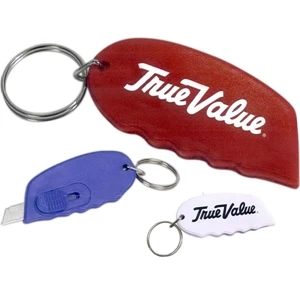 Large Handy Cutter With Keyring, Sliding Thumb Grip And Safe, Retracting Blade