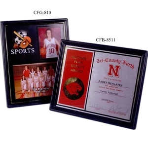 Blank Certificate Frame With Easel Backing, Cardboard Middle And Clear Facing