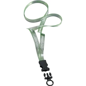 1/2" Vinyl Lanyard With Plastic Snap Buckle Release And O-ring. Clearance