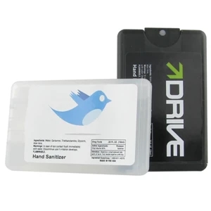 Z Collection (r) - Label - 18 Ml. Credit Card Style Hand Sanitizer Spray