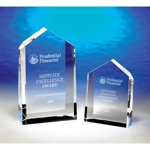 Vista - 4 1/4" X 1 1/2" X 5 1/2" - Vista Crystal Award By Crystal World