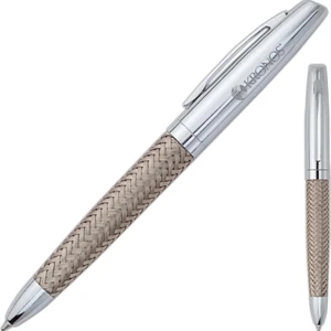 Travis & Wells (tm) Salinger - Ballpoint Pen With Brass Barrel And Twist Action Mechanism