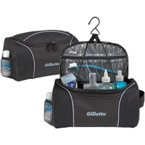 Voyager - Polyester Travel Case With Side Mesh Pocket And Side Grab Handle
