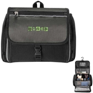 Vertex (tm) - Amenity Case With Two Side Zippered Pockets And Interior Straps