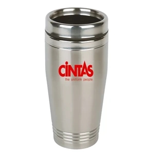 Max - 16 Oz. Stainless Steel Travel Tumbler With Stainless Steel Inner And Outer Liner