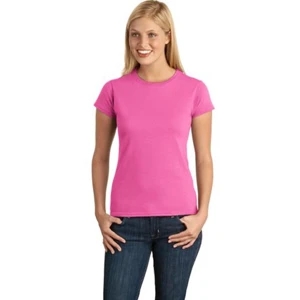 Gildan (r) Softstyle(tm) - 2 X L Colors - Ladies Softstyle Junior Fit Cotton T-shirt, 4.5 Ounce