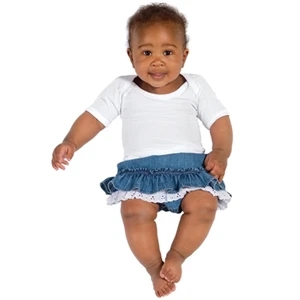 Precious Cargo (r) - White - Infant Lap Shoulder Tee Shirt, 4.1-ounce, 100% Ring Spun Combed Cotton