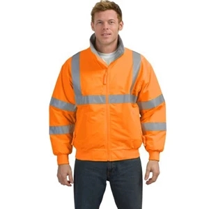 Challenger (tm) Port Authority (r) - 2 X L All Colors - Jacket With Reflective Taping And Heavyweight Fleece Lining