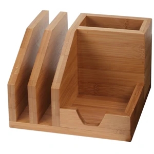 Bamboo Desktop Organizer Tray