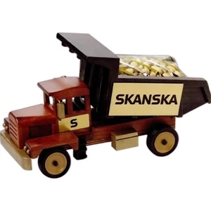 Jelly Belly - Jelly Beans In An Imported 12" X 5" X 6" Wooden Dump Truck