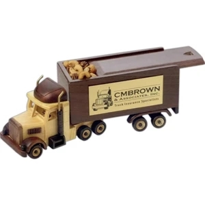 Jelly Belly - Jelly Beans In An Imported Wooden Semi Truck With Sliding Lid