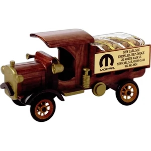 Cinnamon Almonds In An Imported 12" X 4 1/4" X 6" Nostalgia Delivery Truck