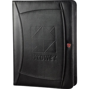 Wenger (r) - Writing Pad With Front Cover Pocket, Gusseted Document Pocket, And Pen Holders