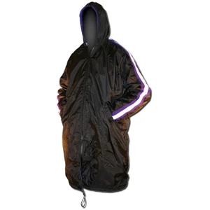 Long Sleeve Parka With Side Stripes