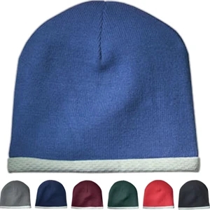 Sport-tek (r) - Performance Knit Cap With Texture Moisture-wicking Lining